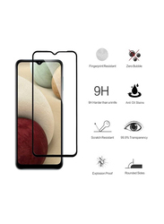 Huawei y7a 2 Piece Protective Full Glue Glass Screen Protector, Clear/Black