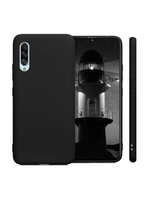 Samsung Galaxy A90 5g Protective Ultra Slim Flexible Soft Mobile Phone Back Case Cover, Black