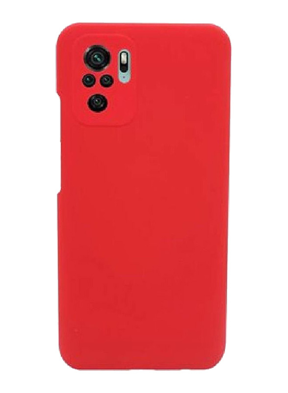 Samsung Galaxy Note 10 Plus Soft Liquid Silicone Slim Gel Protective Mobile Phone Back Case Cover, Red