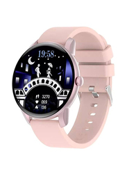 Waterproof Activity Tracker with Full Touch Color Screen Smartwatch, Pink