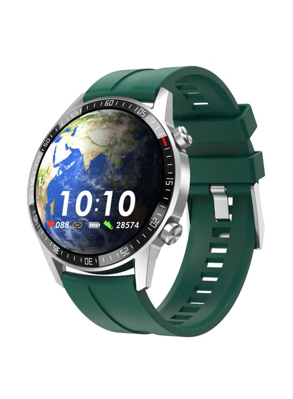 Silicone Band Smart Watch, Q88, Green