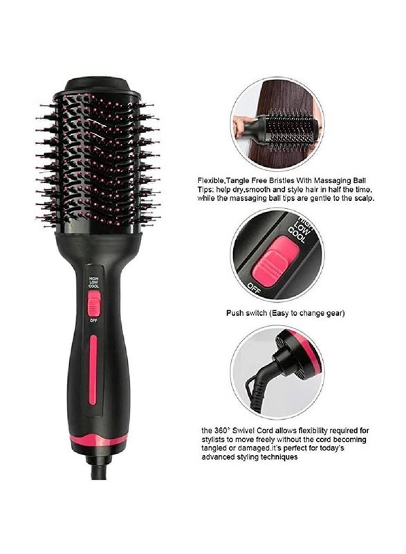 Professional One-Step Blow Dryer Brush, Black