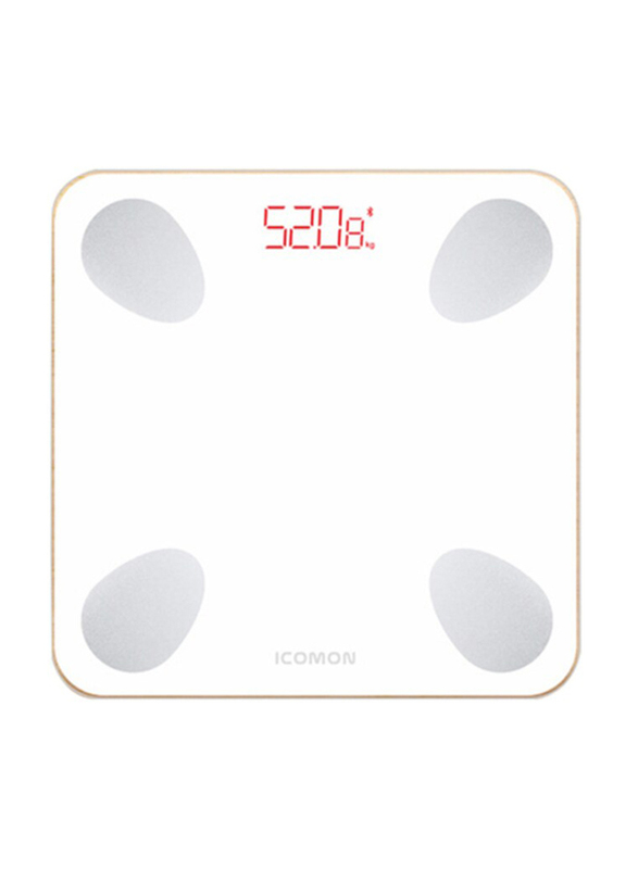 Bluetooth Body Fat Scale Digital Weight Scale, FG265RB, White
