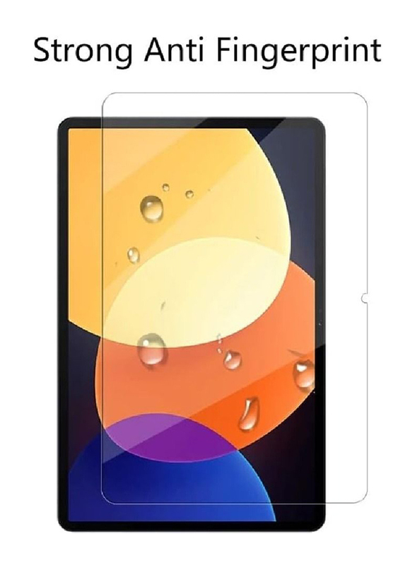 Xiaomi Pad 5 Pro 12.4-inch 2022 9H Hardness Scratch Resistant Tempered Glass Tablet Screen Protector, Clear