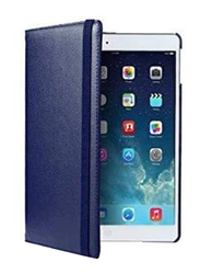 Apple iPad 2/3/4 Rotating 360 Degree PU Leather Tablet Flip Case Cover, Blue