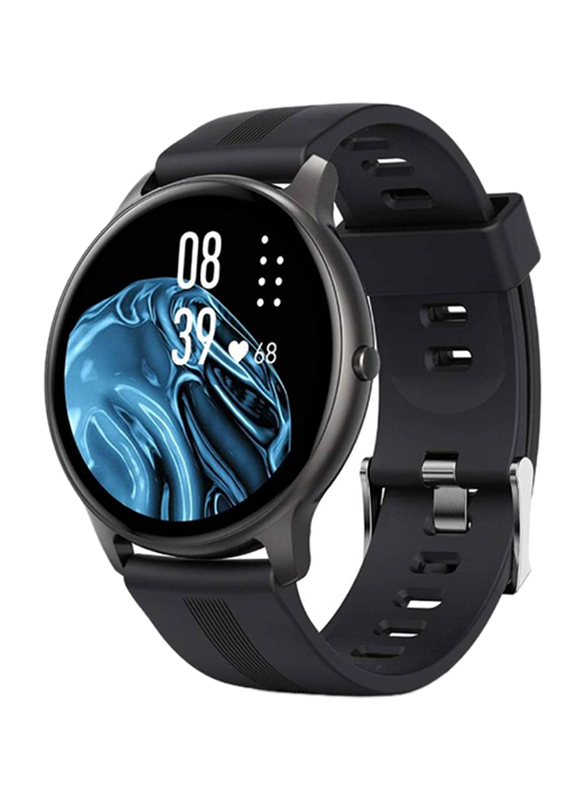 Curren 1.28 Inch Big Screen Retina HD with Long Standby Fitness Sports Full Touch Smartwatch, Black