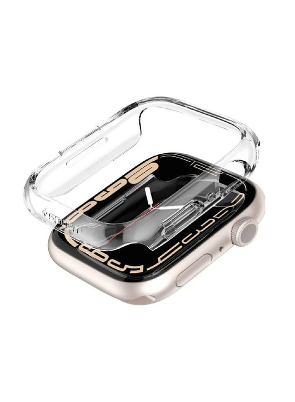 Thin Fit Designed Case Cover for Apple Watch Series 7 42mm, Crystal Clear
