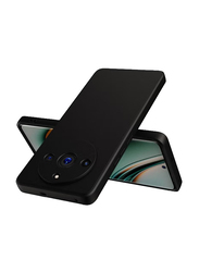 ZooMee Realme 11 Pro+ Protective Silicone Flexible Camera Protection Slim Ultra Soft Back Mobile Phone Case Cover, Black