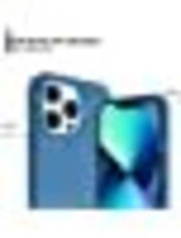 Apple iPhone 13 Pro Silicone Protective Shockproof Mobile Phone Case Cover, Blue