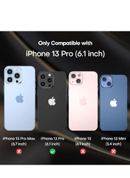 Apple iPhone 12 Pro Max 3 in 1 Shockproof Mobile Phone Case Cover Tempered Glass Screen Protector + 2 Pack Camera Lens, Clear