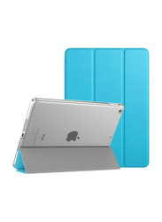 Apple iPad 10.2-inch 8th/7th Generation 2020/2019 Slim Stand Hard Back Shell Protective Smart Tablet Flip Case Cover, Blue