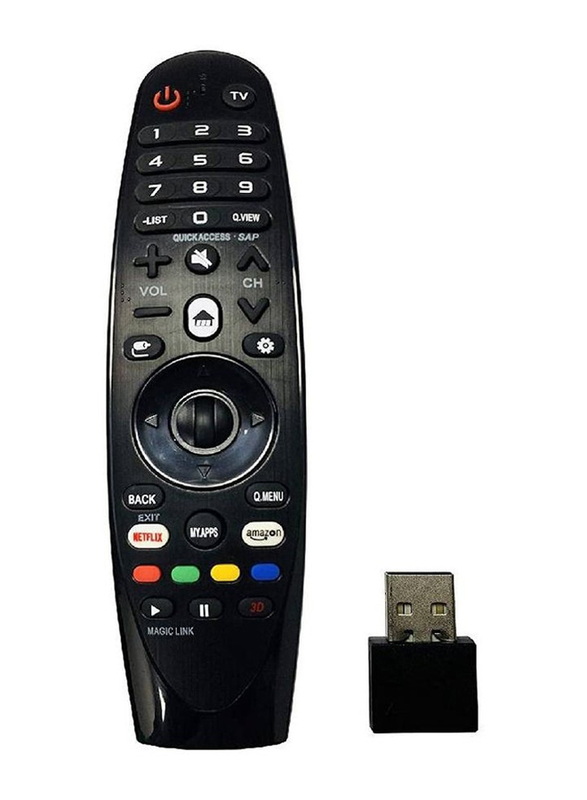 MR-18/600 Replacement Magic TV Remote Control for Most LG Televisions Smart TVs Netflix & Prime Hot Button, Black