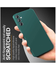 Samsung Galaxy A14 5G Protective Shockproof Soft Liquid Silicone Mobile Phone Case Cover, Green