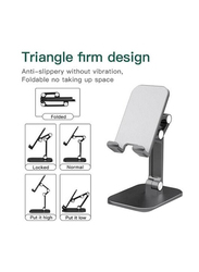 Adjustable Mobile Phone Holder Desktop Tablet Mount for Mobile Phone & Tablets, Black