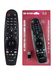 Ics MR-18/600 Replacement Magic TV Remote Control for LG Televisions Smart TVs Netflix and Prime Hot Button, Black