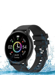 Full-Touch Smartwatch, Ip67 Waterproof, Activity Tracker, Pedometer Sleep Monitor, Black