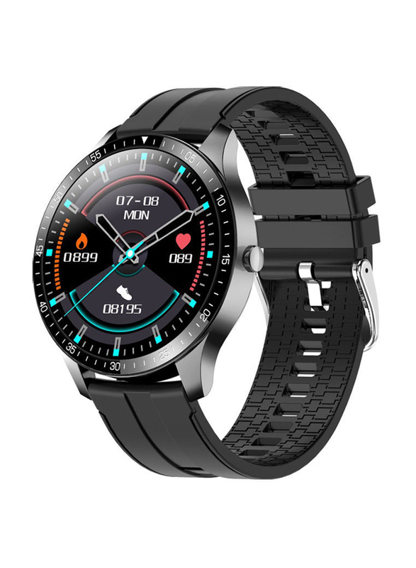 Senbono Smartwatch, with Heart Rate Monitor & Touch Screen, Black