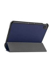 Nokia T20 Slim Protective Premium Leather Flip Ultra-thin Lightweight Tablet Case Cover with Trifold Stand, Blue