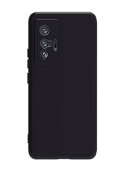 Vivo X70 Protective Soft Silicone Bumper Mobile Phone Back Case Cover, Black