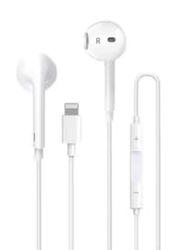 Go-des Wired Lightning In-Ear Earphone with Mic, White