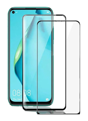 Oppo K9S Full Screen Tempered Glass Screen protector, 2 Pieces, Clear/Black