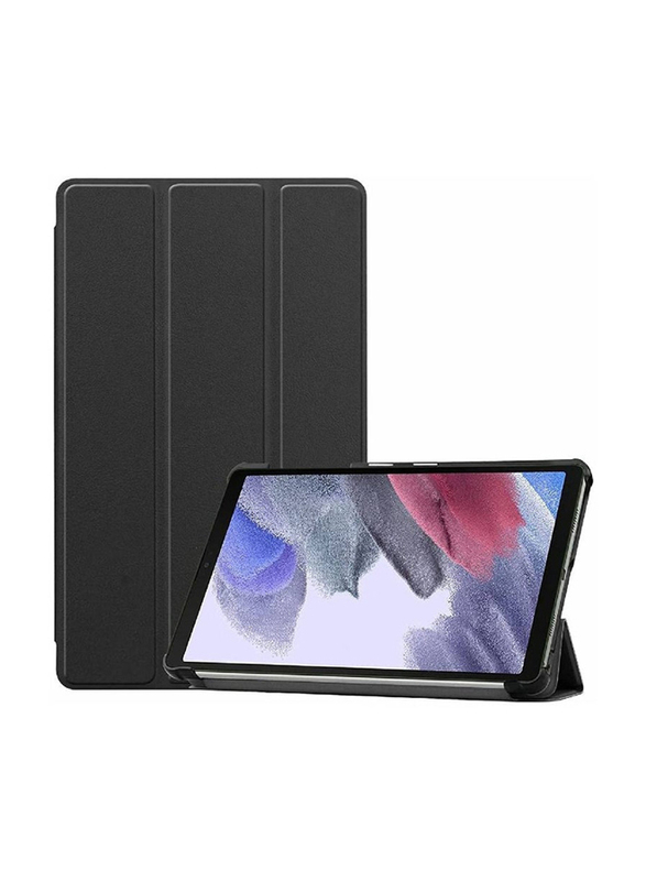 Samsung Galaxy Tab A7 Lite SM-T220 SM-T225 SM-T227 2021 Protective Stand Slim Lightweight Folio Tablet Back Case Cover, Black