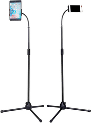 The Mohrim Apple iPad 10-Inch Selfie Stick With Flexible Gooseneck, Black