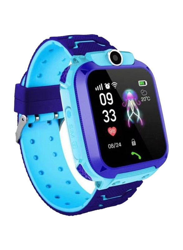 Kids Outdoor Sport Smartwatch with Waterproof & Bluetooth, Blue