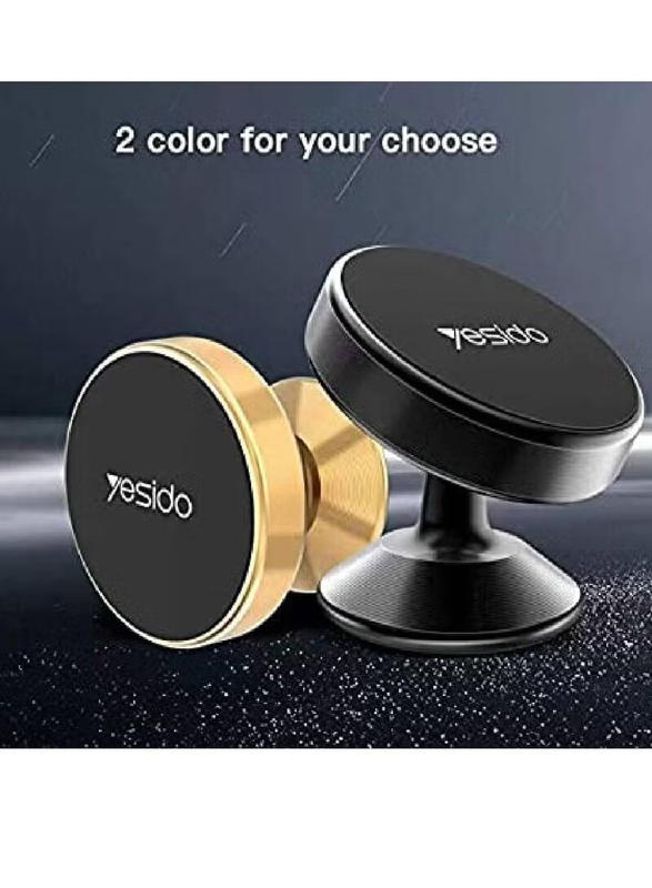 Yesido C56 Magnetic Suction Bracket Car Phone Holder, Black