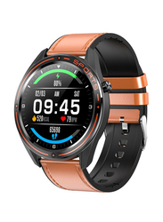 Leather Smartwatch, Orange