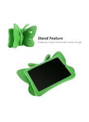 Apple iPad Generation 9th/8th/7th 10.2/10.5-inch Kids EVA Foam Shockproof Kickstand Butterfly Lightweight Case Cover, Green