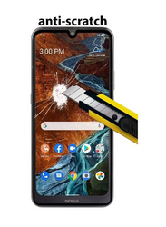 Nokia G10 Tempered Glass Screen Protector, Clear/Black