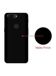 OnePlus 5T Ultra-thin Silicone Full Body Protection Mobile Phone Case Cover, Black