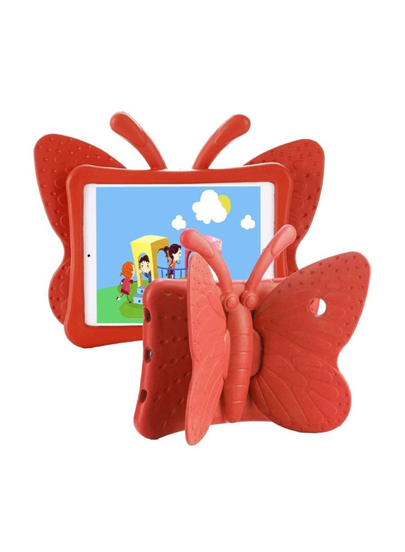 Apple iPad Air 9.7" Kids EVA Butterfly Stand Light Weight Tablet Case Cover, Red