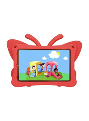 Apple iPad Mini 6th Gen Kids EVA Butterfly Stand Soft Tablet Back Case Cover, Red