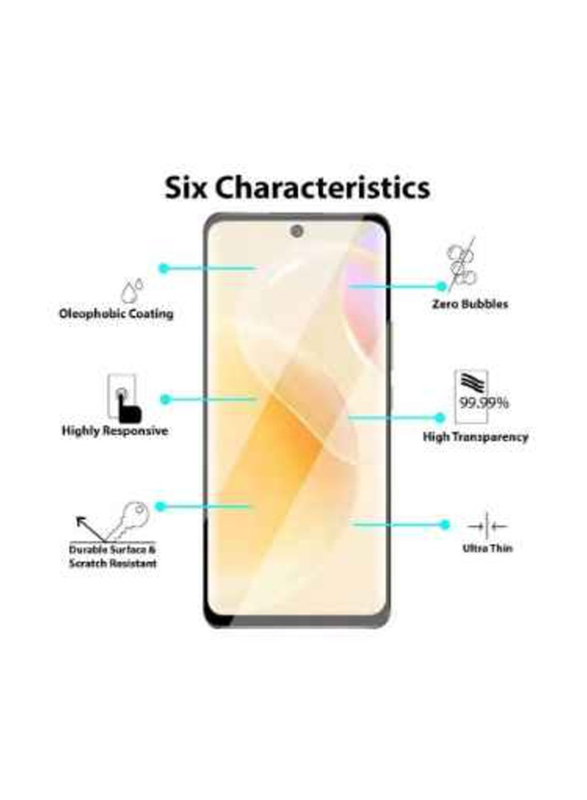 Huawei Nova 9 3D Curved Tempered Glass Screen Protector, Clear