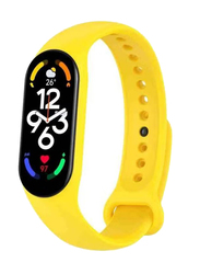 Replacement Soft Silicone Strap for Xiaomi Mi Band 7, Yellow