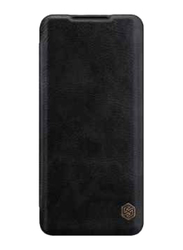 Nillkin Xiaomi Redmi Poco F3 Leather Flip Folio Mobile Phone Case Cover, Black