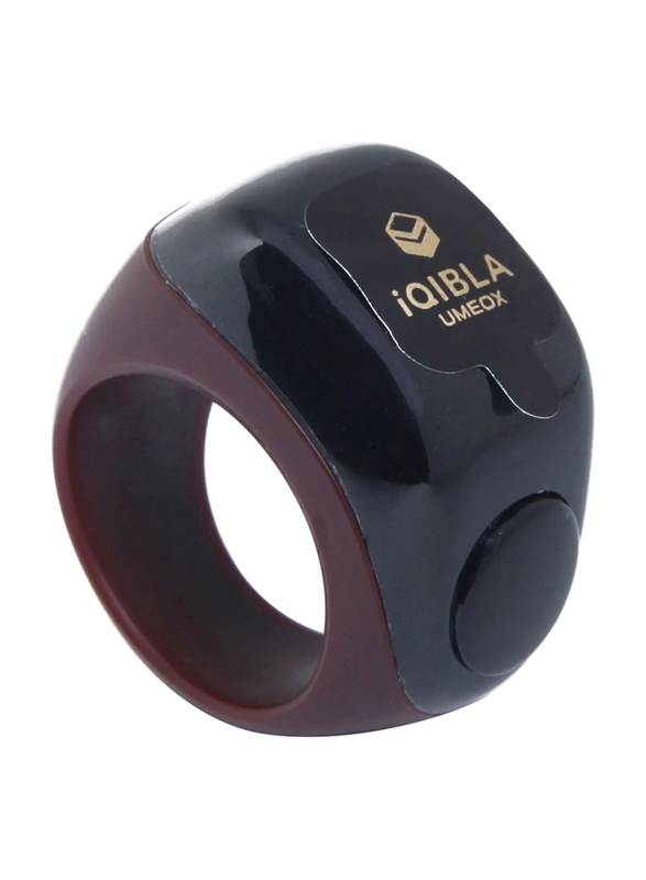 iQibla Flex Tasbih Smart Ring, F01BR, Brown