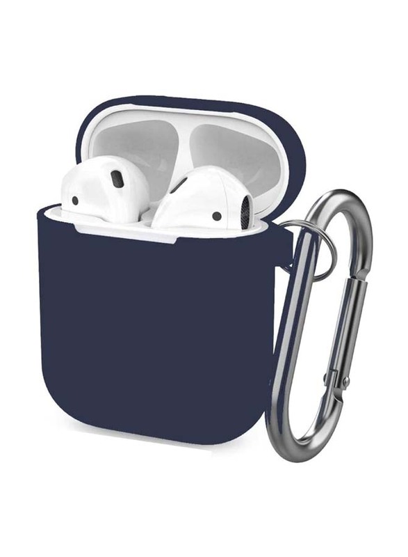 Protective Soft Silicone Case Cover for Apple AirPods 1/2, Blue