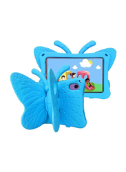 Apple iPad Mini 6th Generation Kids EVA Butterfly Stand Soft Tablet Case Cover, Blue