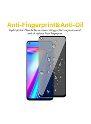 Oppo A96 Anti-Spy Full Screen Privacy Tempered Glass Screen Protector, Black