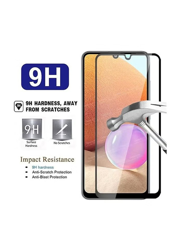 Samsung Galaxy A31/A32 Screen Protector, Clear/Black