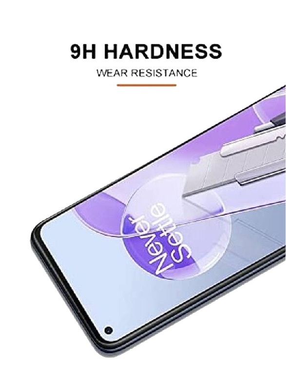 OnePlus 9RT Scratch Resistance Protective 5D Full Glue Glass Screen Protector, Clear