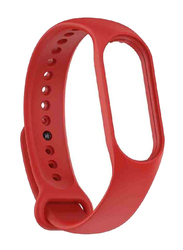 Replacement Soft Silicone Strap for Xiaomi Mi Band 7, Red