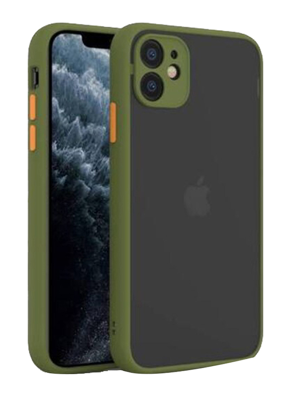 Apple iPhone 12 Protective Matte Mobile Phone Case Cover, Green