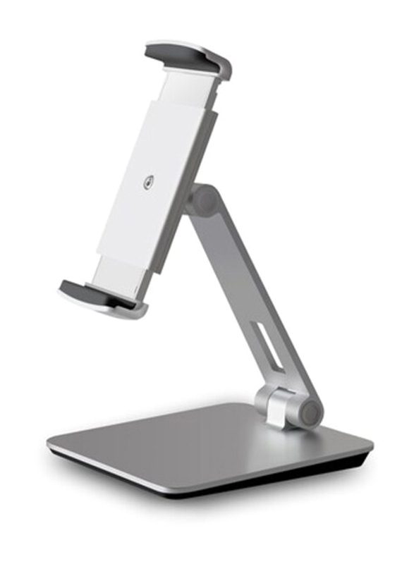 Upergo AP-7XN Aluminum Alloy Adjustable Phone & Tablet Stand/Holder for upto 14" Devices, Silver