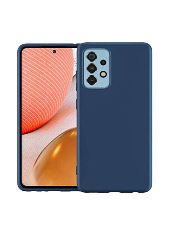 

Generic Samsung Galaxy A72 5g Soft Silicone Mobile Phone Case Cover, Blue
