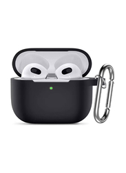 Silicone Protective Case Cover for Apple AirPods 3 3rd Generation, Black