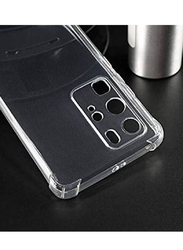 Huawei P40 Pro Crystal Clear Shockproof TPU Bumper Mobile Phone Case Cover, Transparent